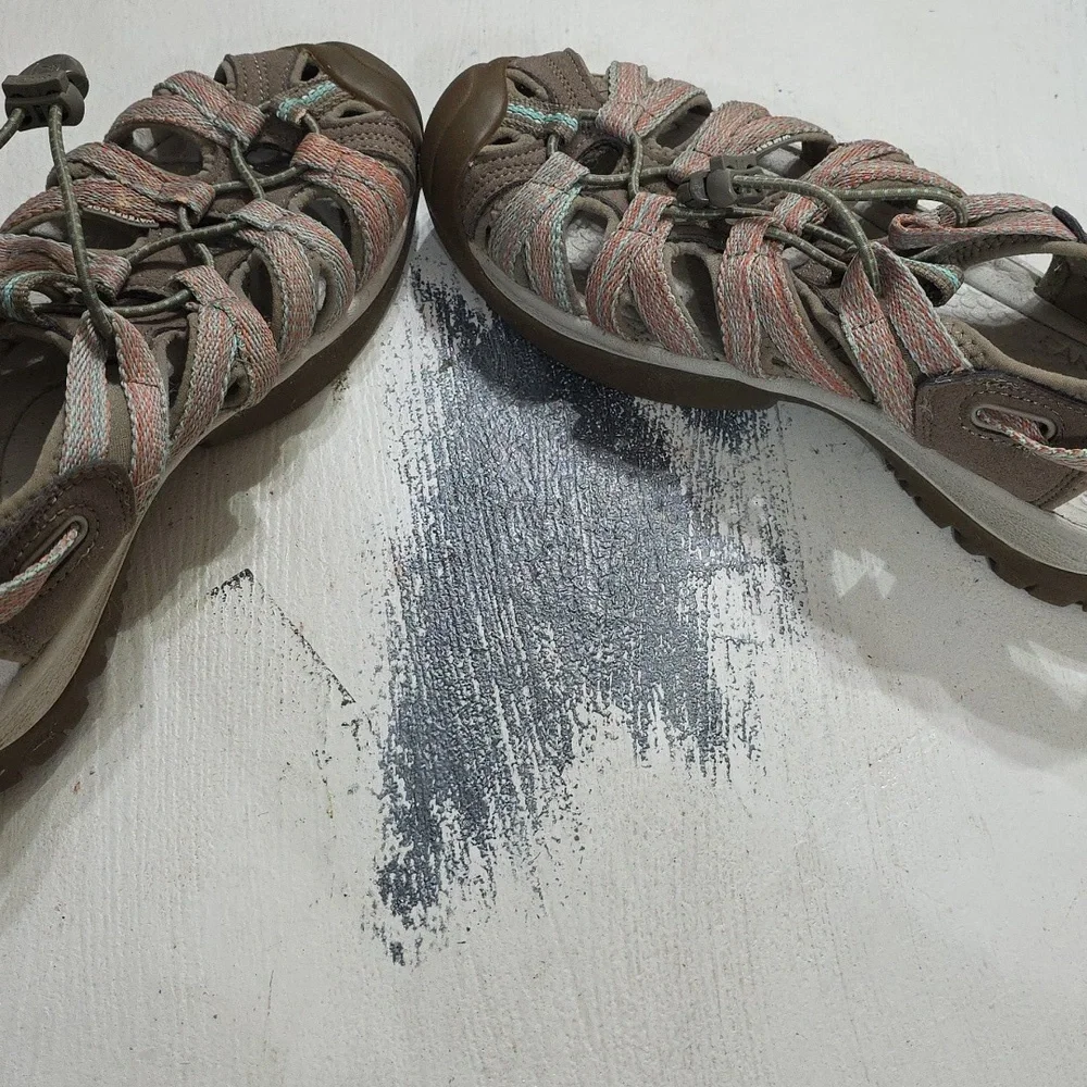 Keen Women's Multi-Color Strappy Sandals Outdoors Waterproof‎ Comfort Sz 7.5 EUC